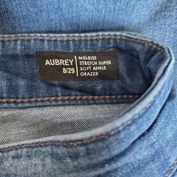 David Britton destroyed womens size 8/29 Aubrey stretchy crinkle mid rise ankle - Picture 4 of 4